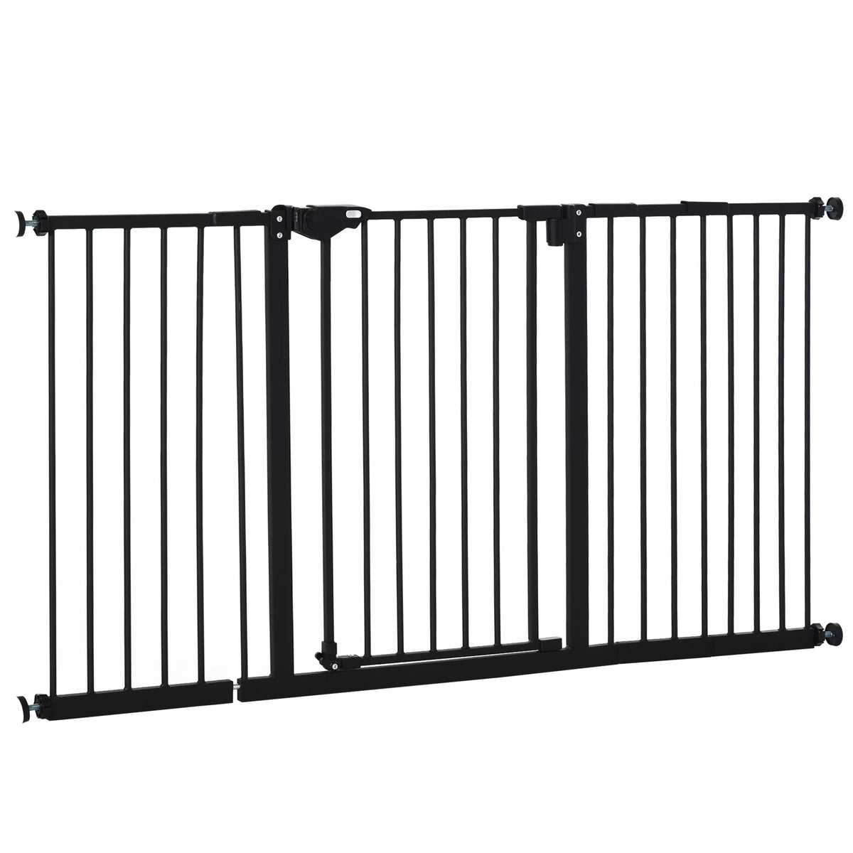 Pet Gate With Door Dog Gate And Barrier Indoor For Stairs Includes 7"