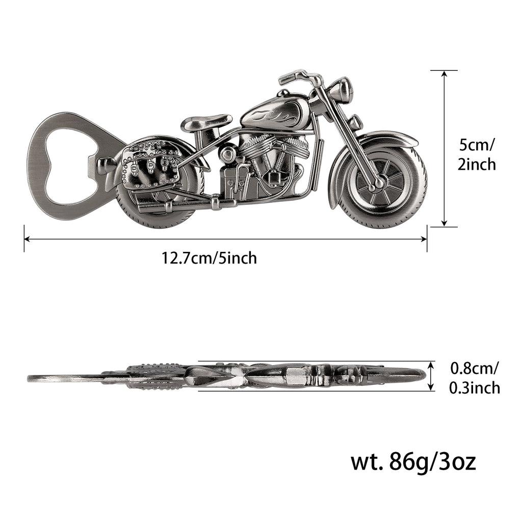Old Style Motorcycle Beer Bottle Opener Black Gift Box With Greeting