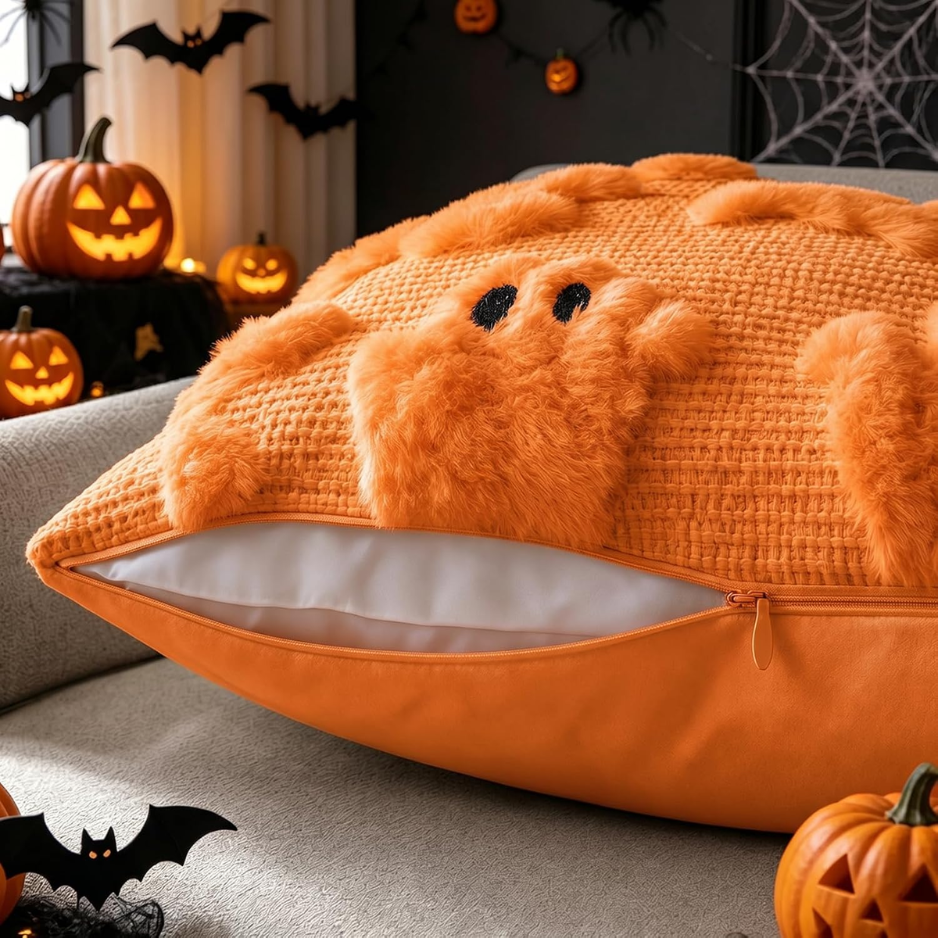 CJSAH98CWGYXHalloween Decorations Ghost Pillow Covers 12x20 Set Of 2