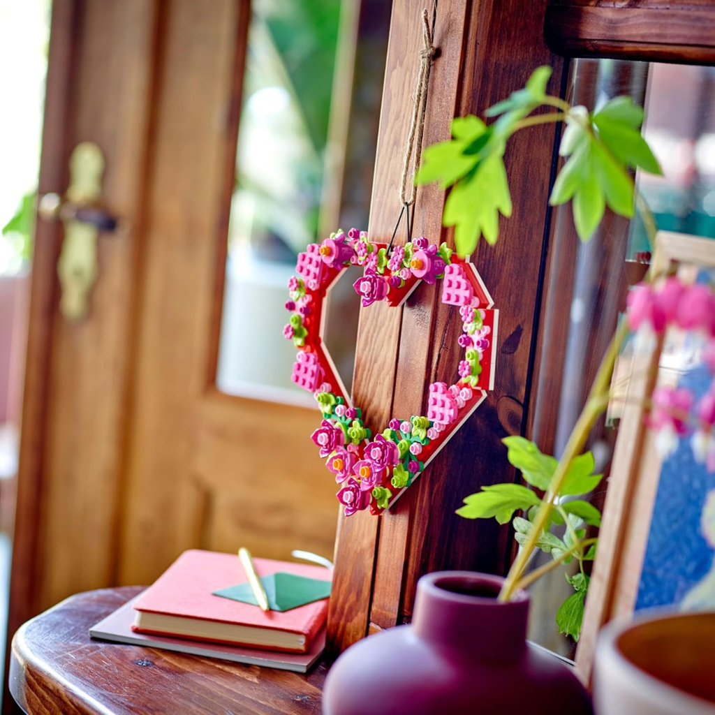 Heart Ornament Building Toy Set 40638 Crafts Home Decor Display Wall