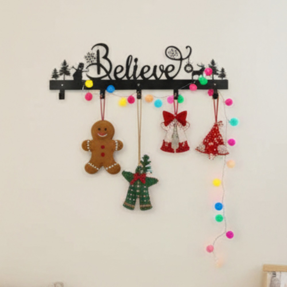 2Pcs Vintage Snowman And Elk Metal Wall Art Rustic Farmhouse Christmas