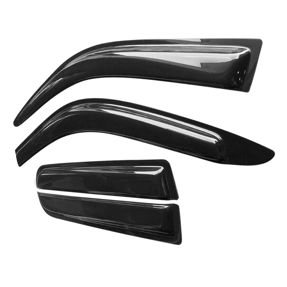 Fits 04-12 Chevy Colorado GMC Canyon Crew Cab Window Visors Acrylic 4Pc