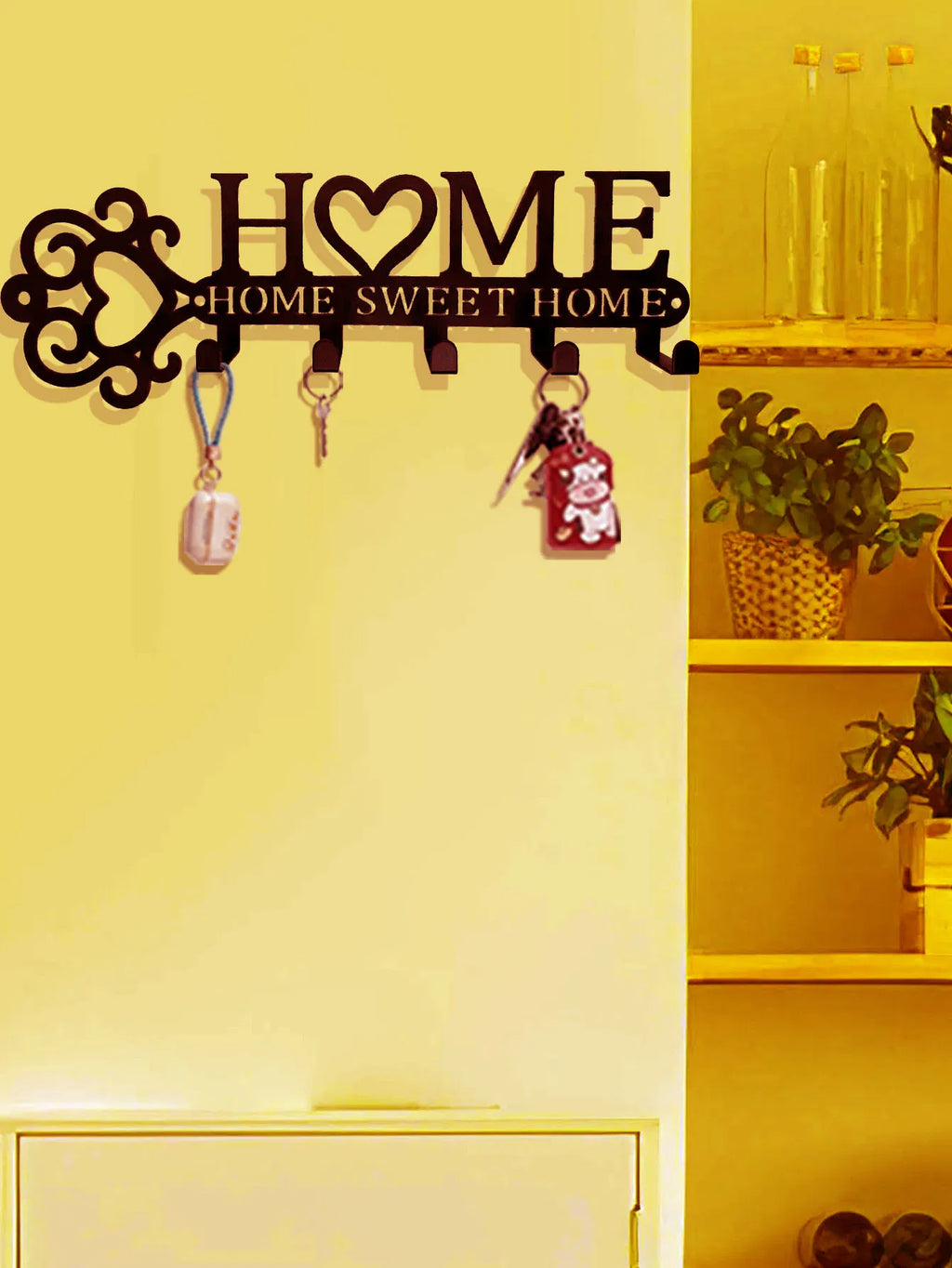 Super Sturdy Wall Hook Rack Entryway Kitchen Storage Organizer Modern