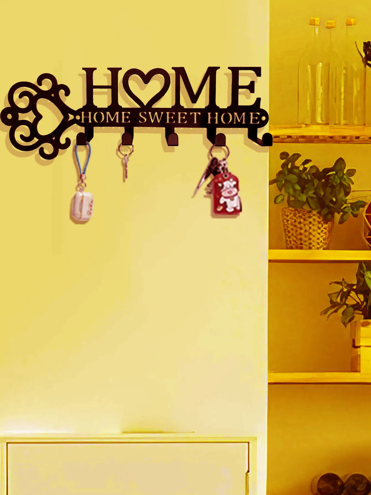 Super Sturdy Wall Hook Rack Entryway Kitchen Storage Organizer Modern