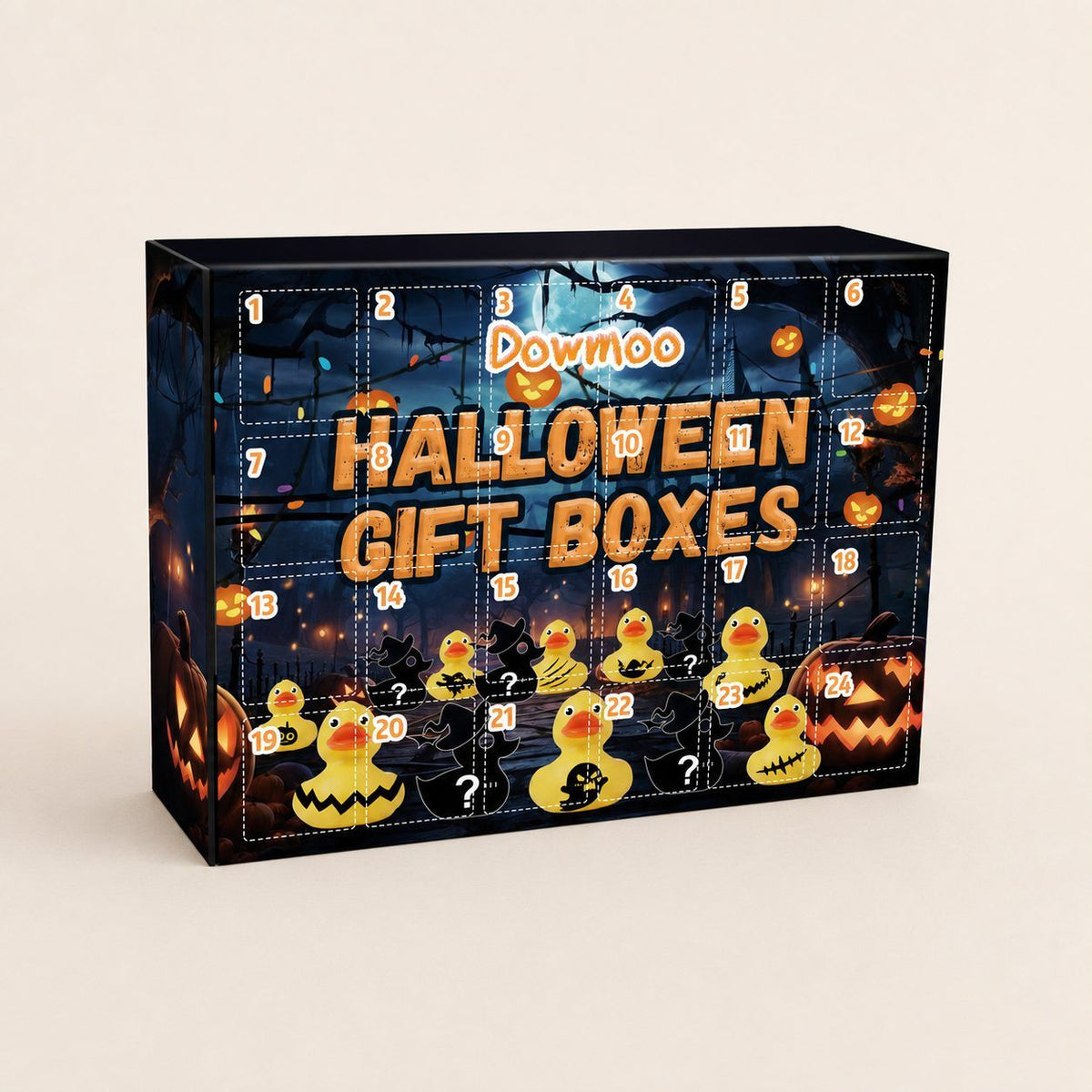 Dowmoo Halloween Duck Blind Box Set, 24 Pieces
