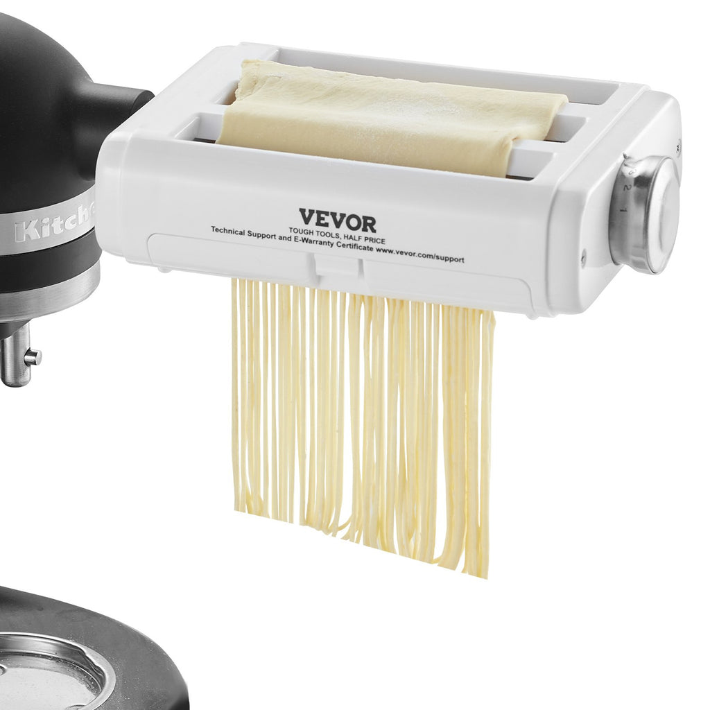 Pasta Attachment For Kitchenaid Stand Mixer, 3-IN-1 Stainless Steel