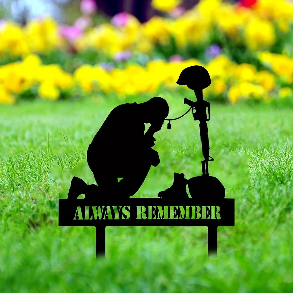 Freedom Is Not Free Silhouette Memorial - Outdoor Tribute For Fallen