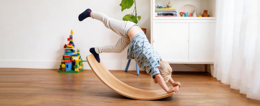 32 Inch Rocker Board Sensory Training Kids Balance Training Seesaw