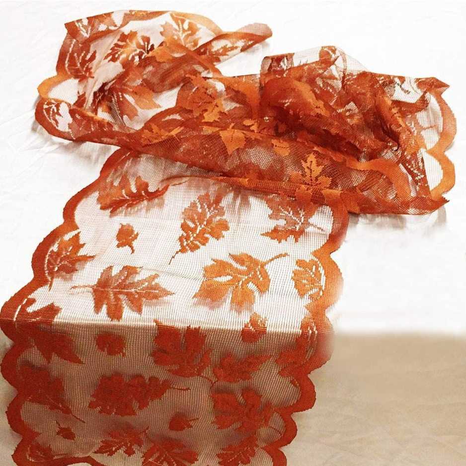 Fall Table Runner Thanksgiving Decorations 13 X 72 Inch Maples Leaves