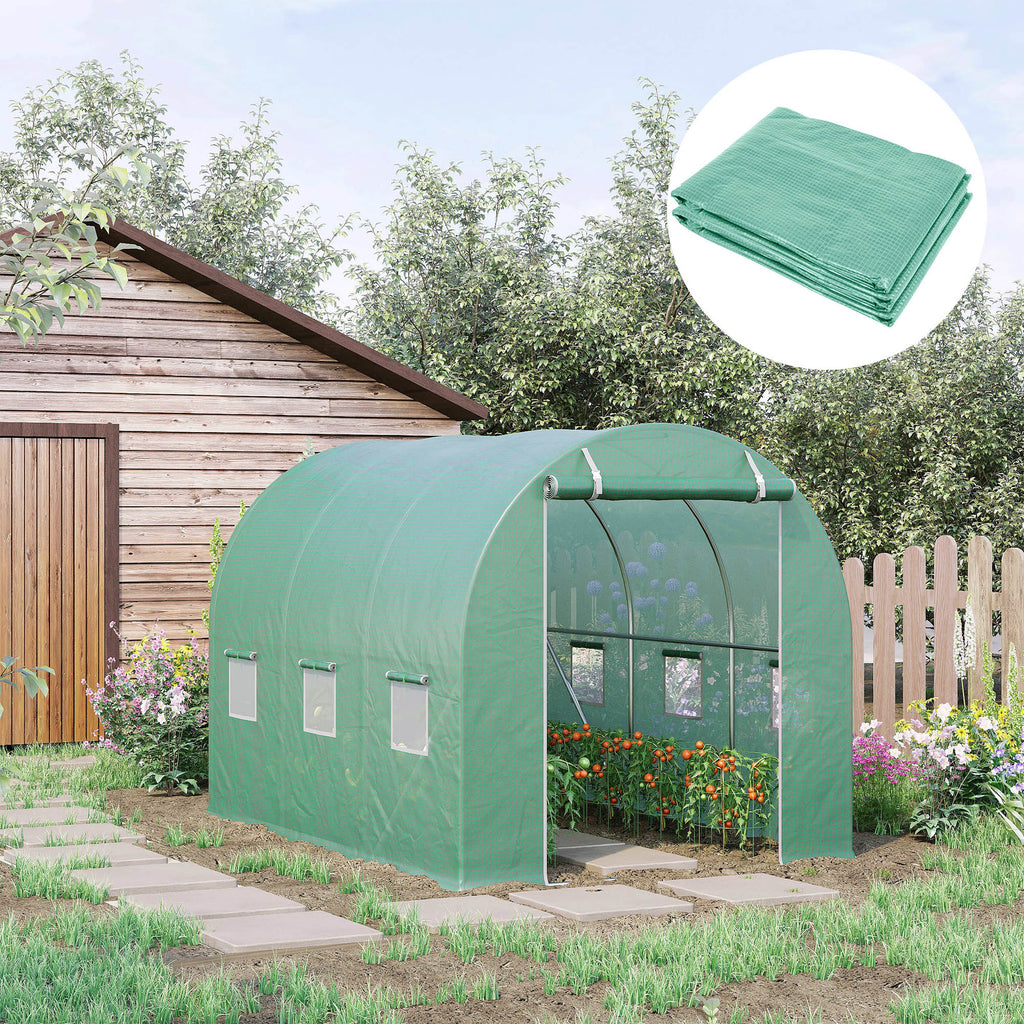 9.8 X 6.6 X 6.6 Plastic Greenhouse Cover Replacement, Heavy Duty