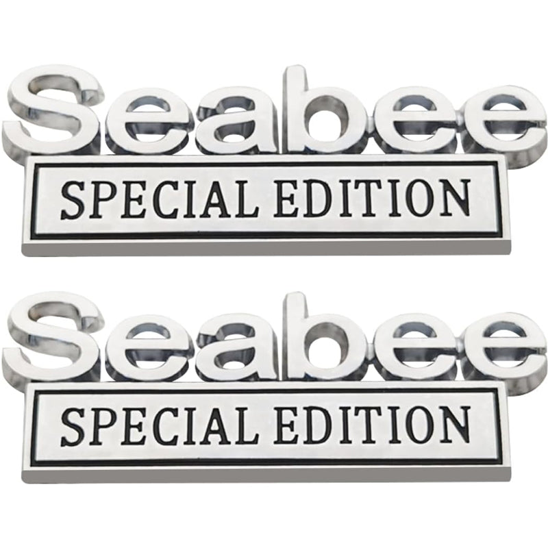 2pack Seabee Special Edition Emblems, Seabee Emblem 3D Badge Decal Car
