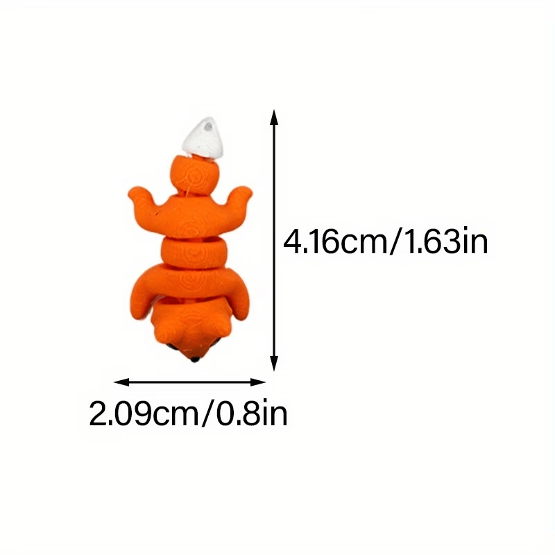 21PCS 3D Printed Mini Animal Figurine Set, Articulated Mixed Animal