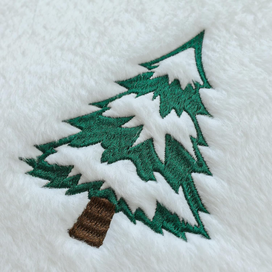Christmas Throw Pillow Covers 18x18 Set Of 2-White
