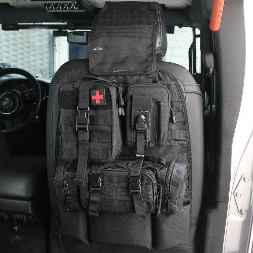 2 Set-storage Bag, Back Seat Organizer With 3 Detachable Pouches, Tool