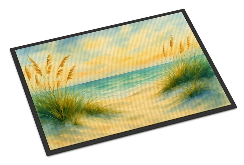 Beach Quiet Morning On The Dunes Doormat Front Door Mat Indoor Outdoor