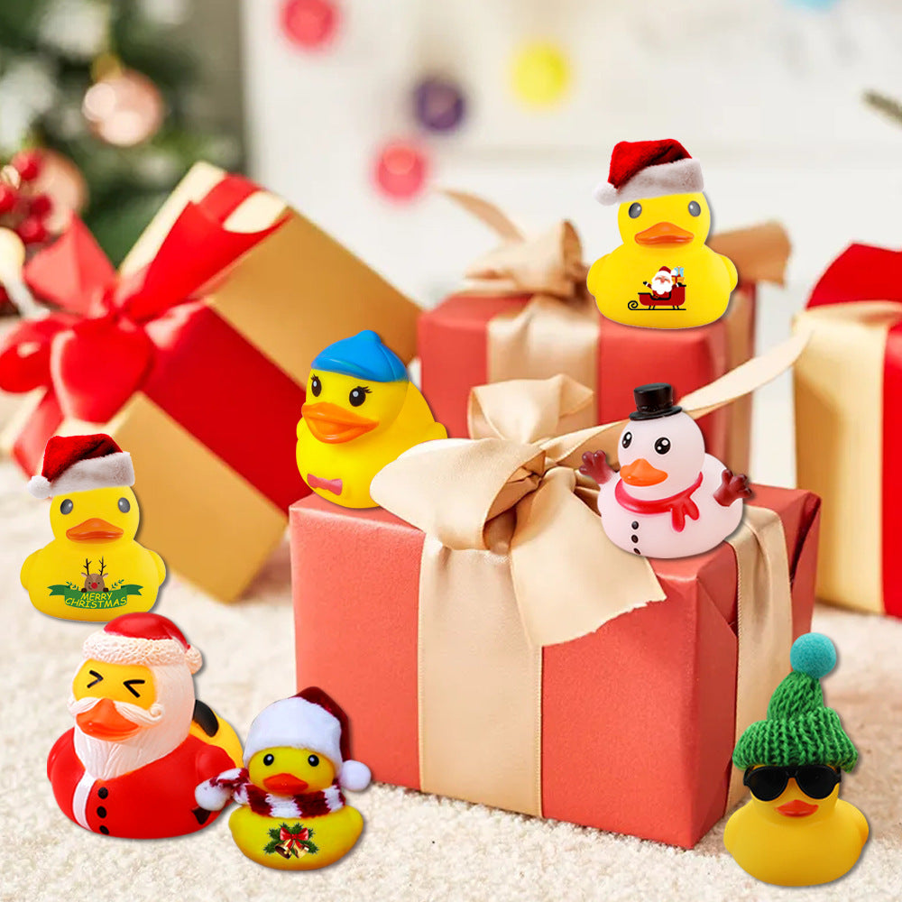 Fashion Personalized Christmas Rubber Duck Toy
