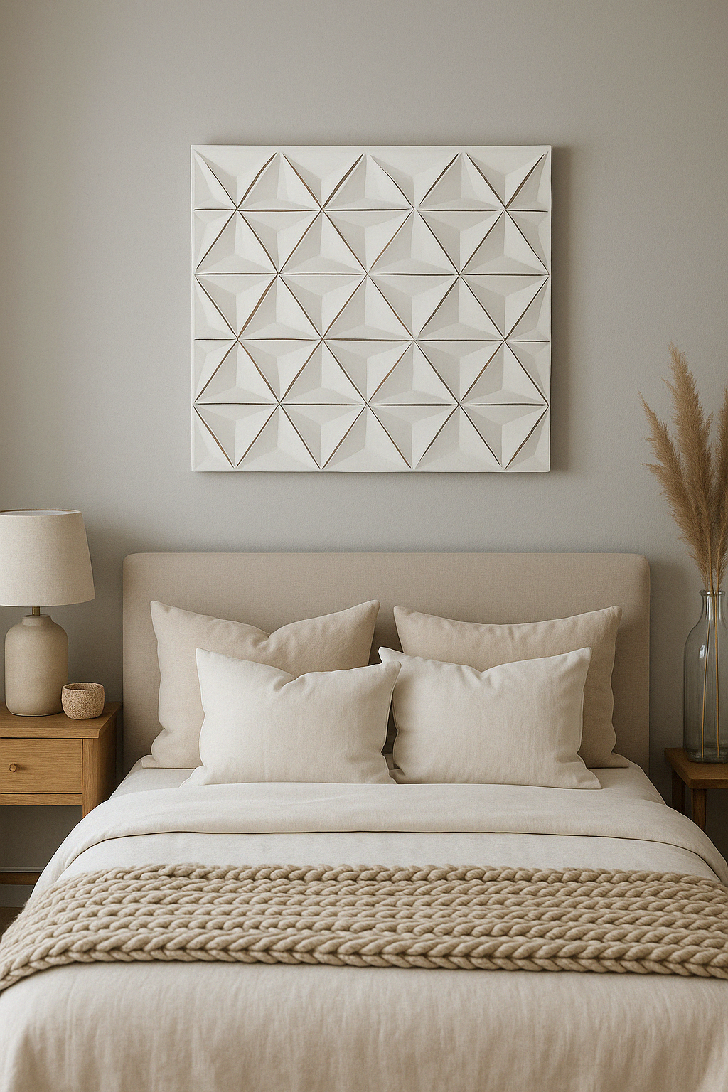 Black Square Shape Handcrafted MDF Wall Decor -16 X16 Elegant Home