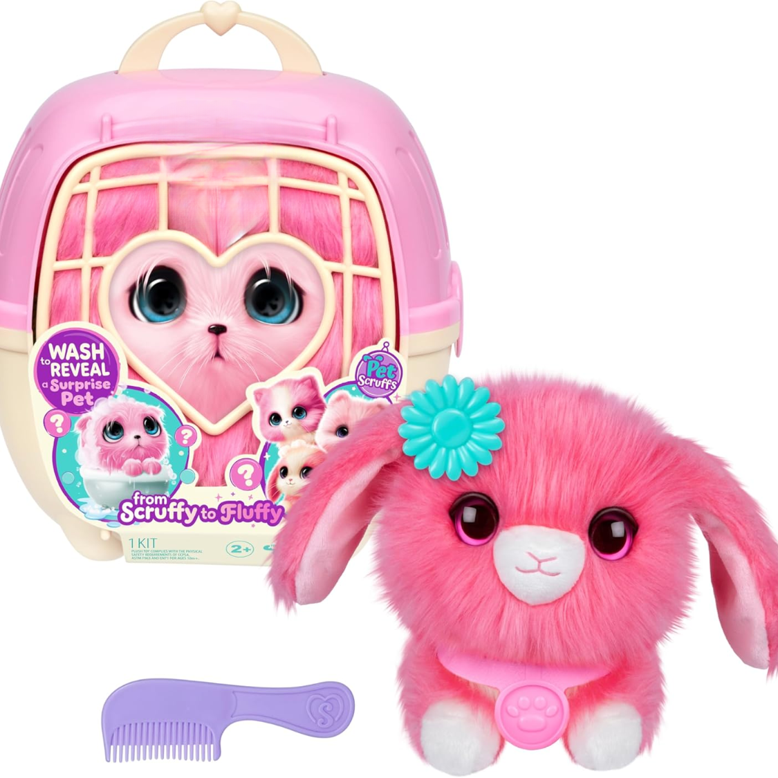 Surprise Pet, Mystery Plush Toy, Wash To Reveal Wash To Reveal 1 Of 3