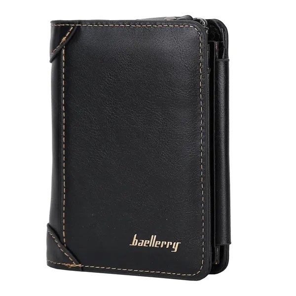 Men Leather Wallet ID Card Holder Purse Trifold Clutch Money