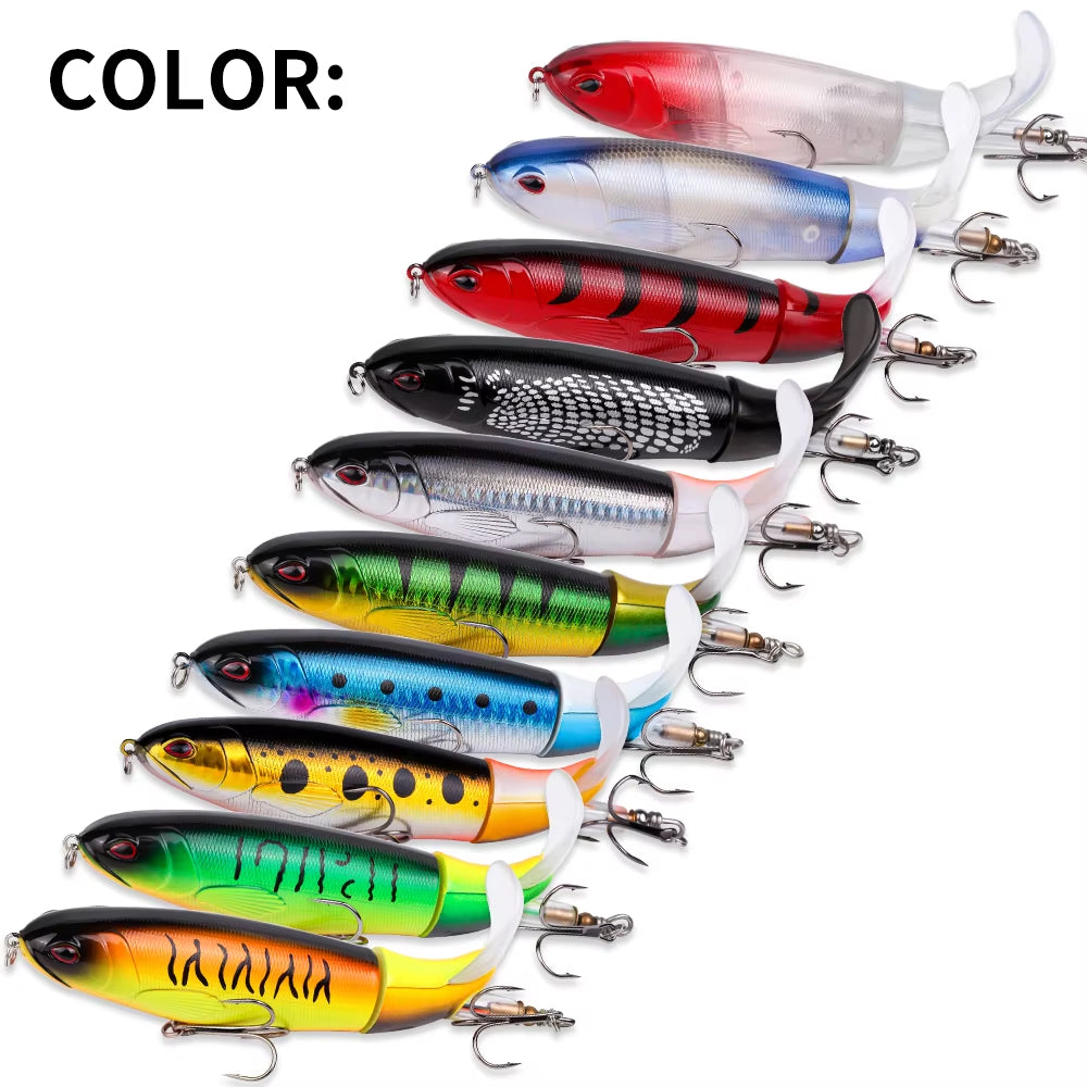10-Piece Topwater Pencil Lure Set, 14 cm