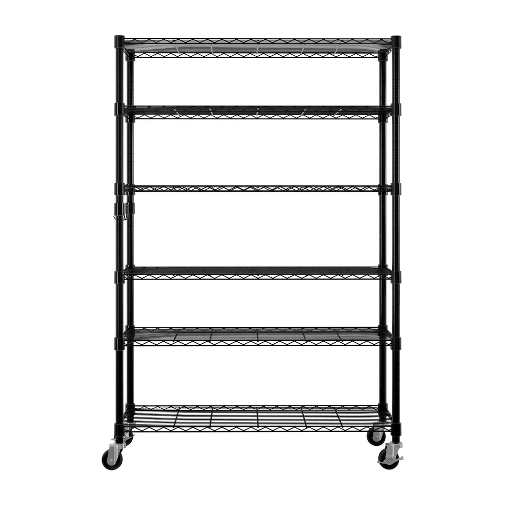 6-Tier Disassembly And Free Assembly Nsf-certified Steel Wire Shelving