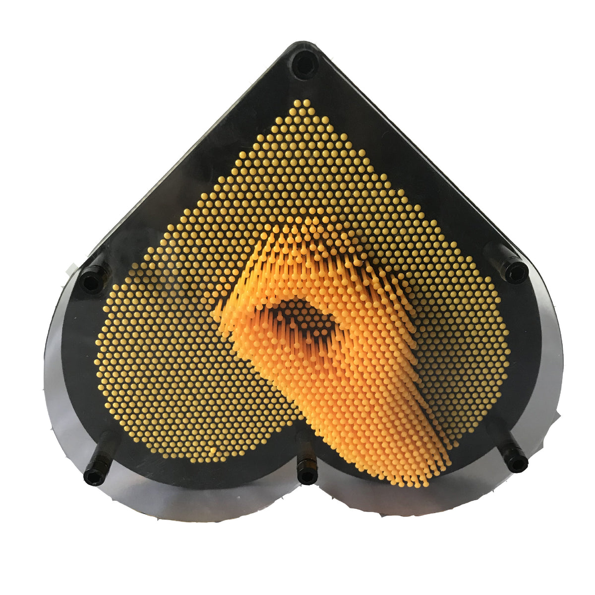 3D Heart Pin Art Toy-yellow