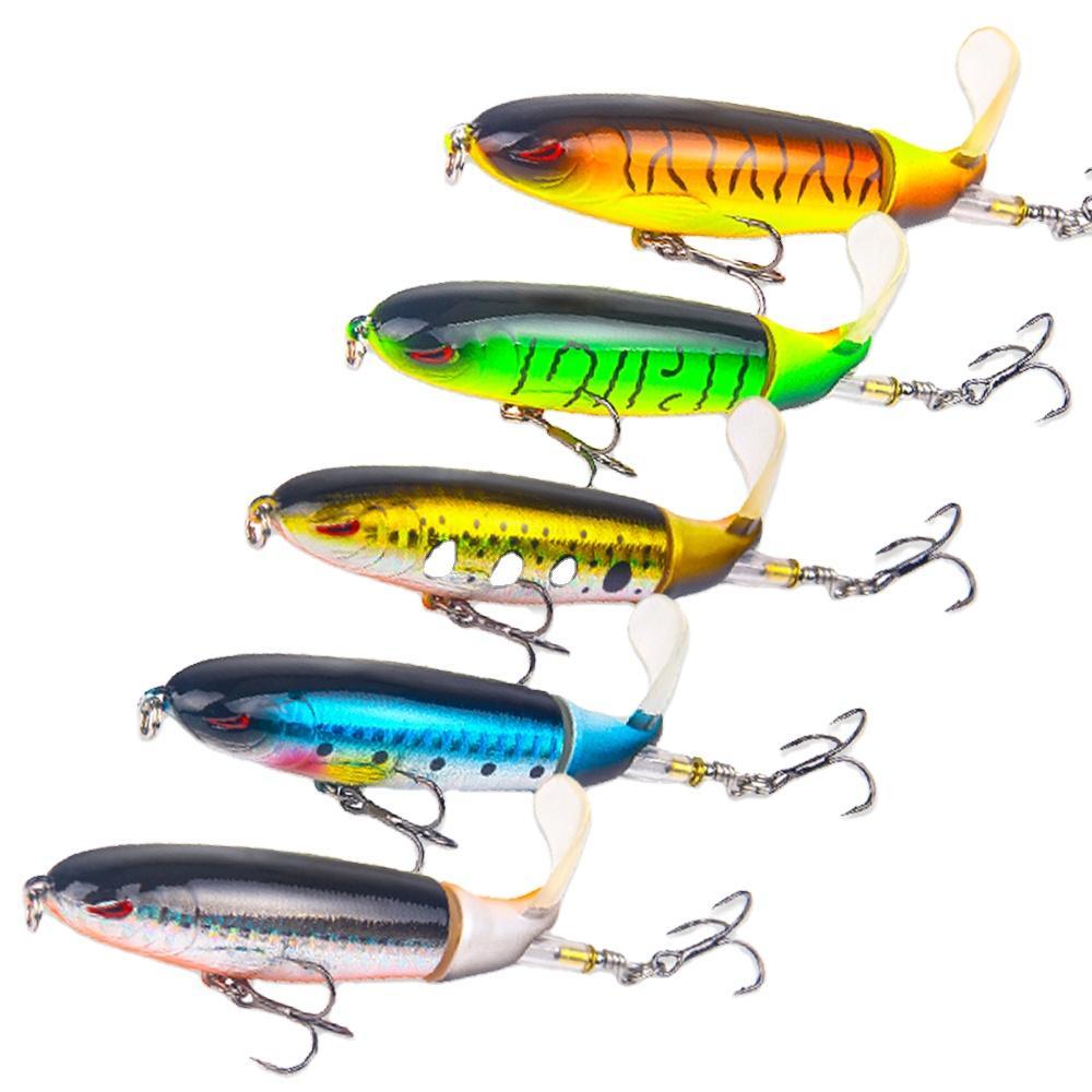 5-Piece Topwater Pencil Lure Set, 10 cm