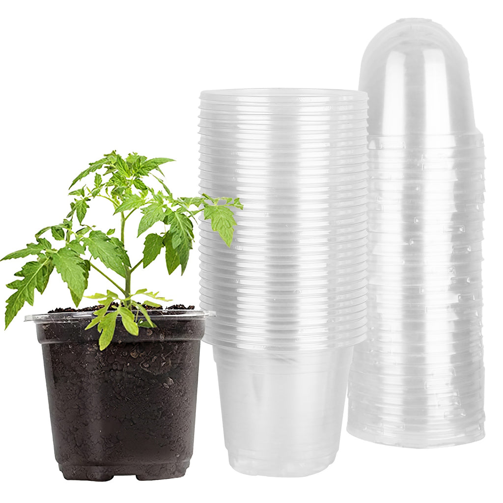 30Pcs Plant Nursery Pots For Spring Garden Container PET Flower Seed