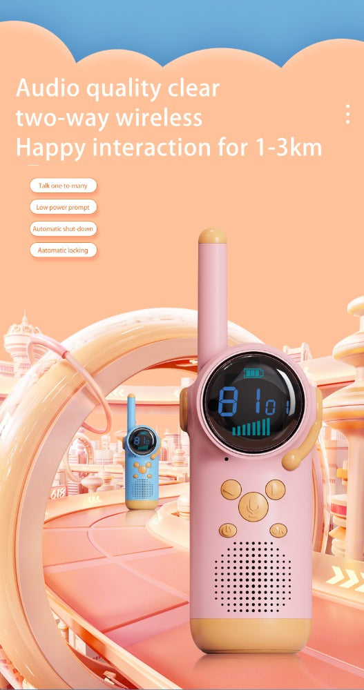 Blue And Pink Walkie-talkies - Two Packs