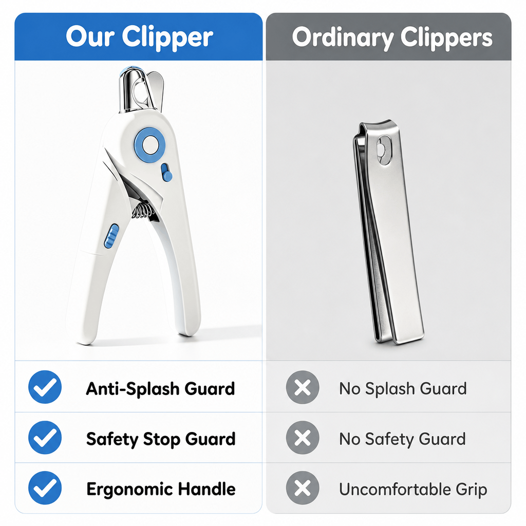 Pet Nail Clippers For Cats & Dogs, Professional Upgraded Pet Nail