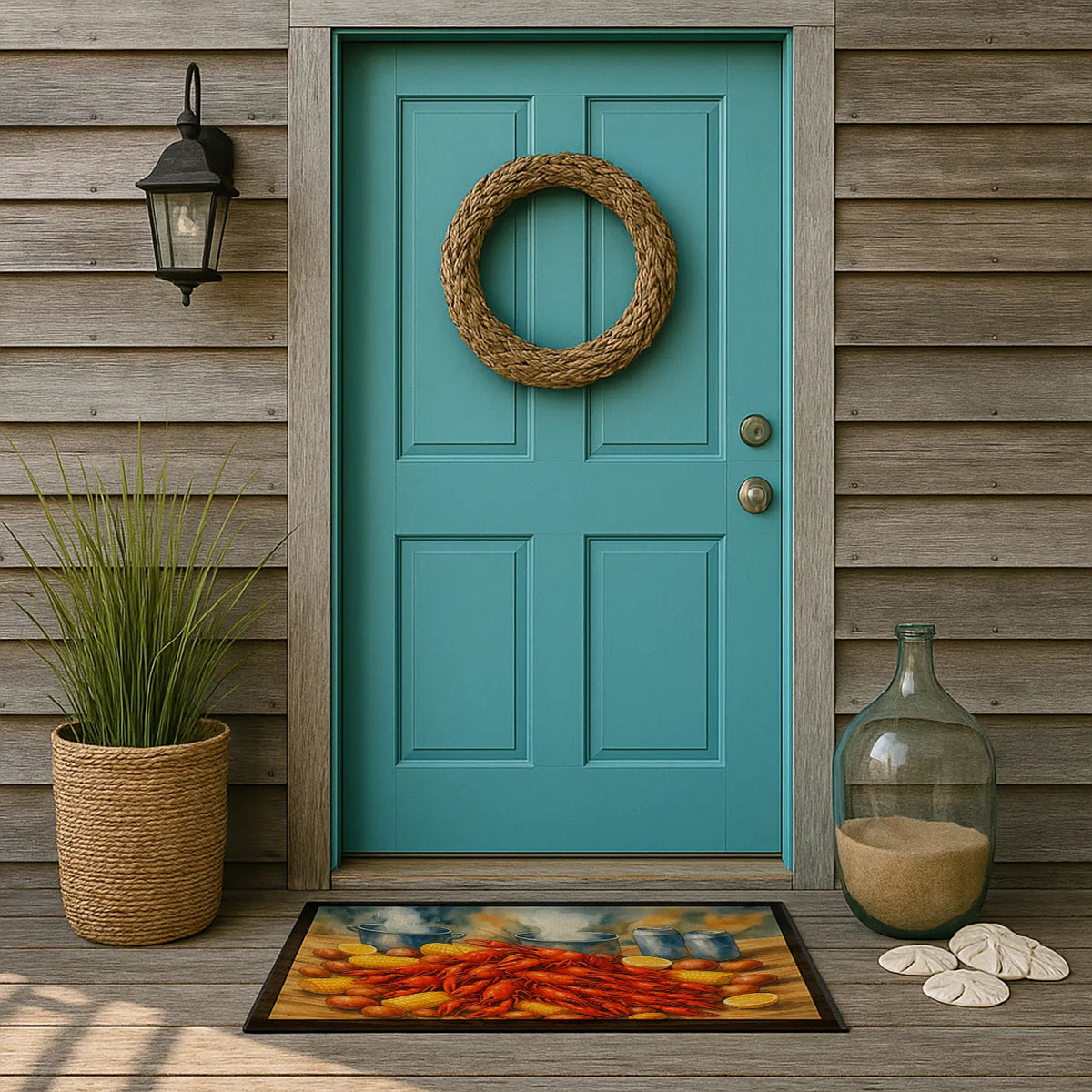 Crawfish Boil Doormat Front Door Mat Indoor Outdoor Rugs For Entryway