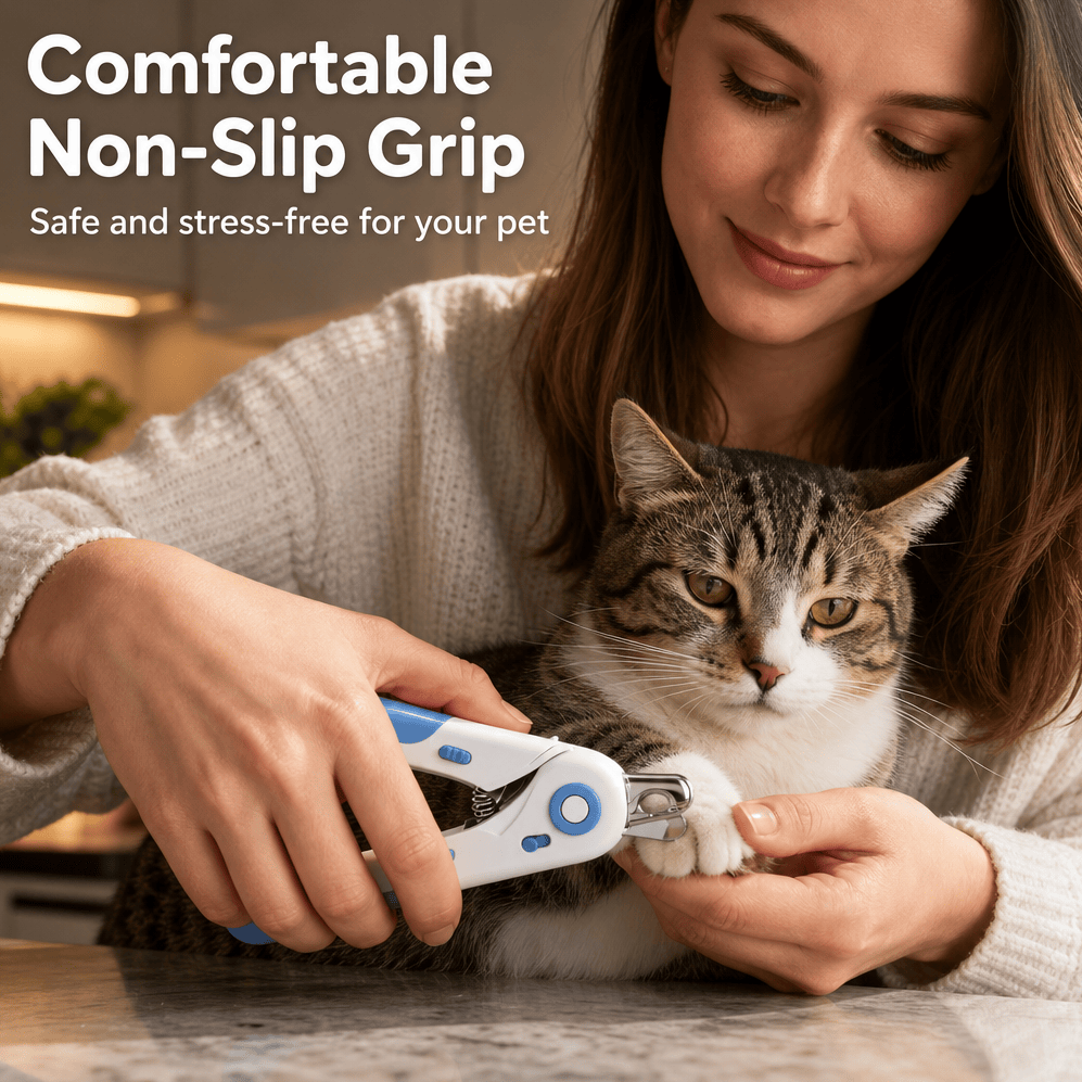 Pet Nail Clippers For Cats & Dogs, Professional Upgraded Pet Nail