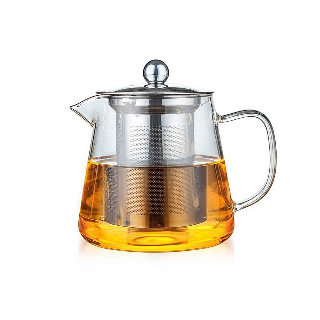 550 ML High Borosilicate Heat-resistant Glass Tea Pot Transparent