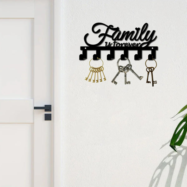 Modern Wall Mounted Key Holder With Shelf Entryway Organizer For Home