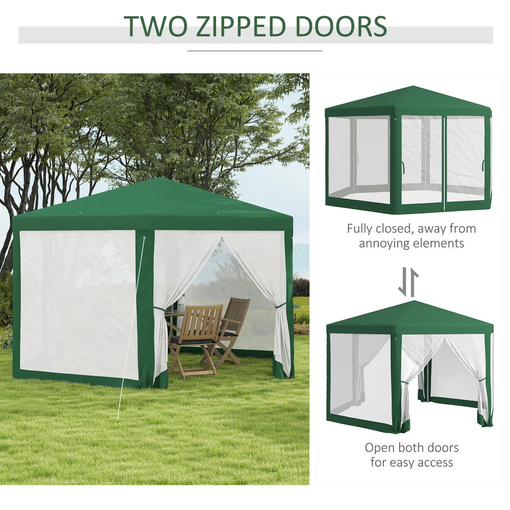 13 X 11 Outdoor Party Tent, Hexagon Sun Shade Shelter Canopy W/