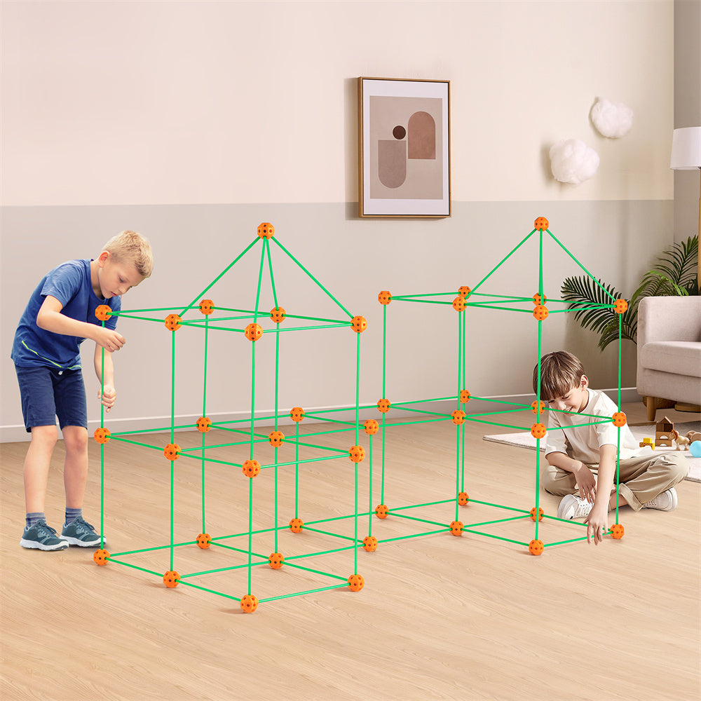 Vevor Tent Fort Building Kit For Kid Glow In The Dark STEM Construction