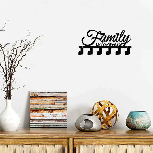 Modern Wall Mounted Key Holder With Shelf Entryway Organizer For Home