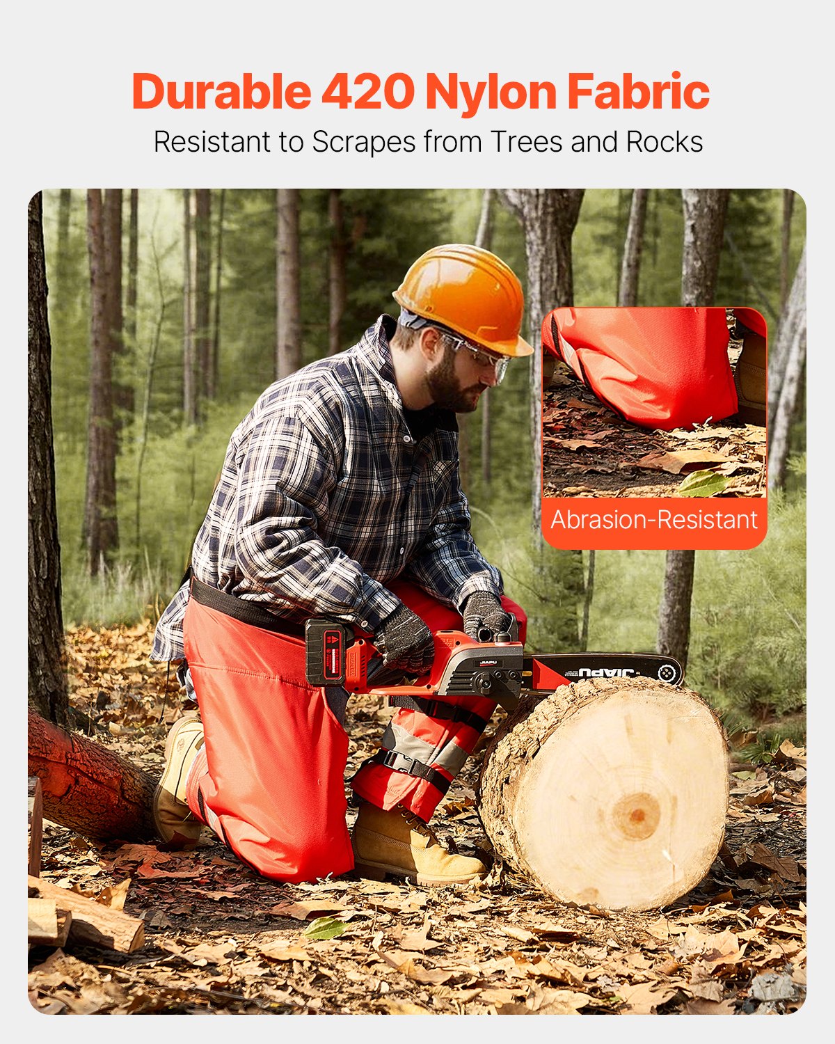 Chainsaw Chaps 39.7in Apron Style Forestry Chainsaw Safety Chaps Class