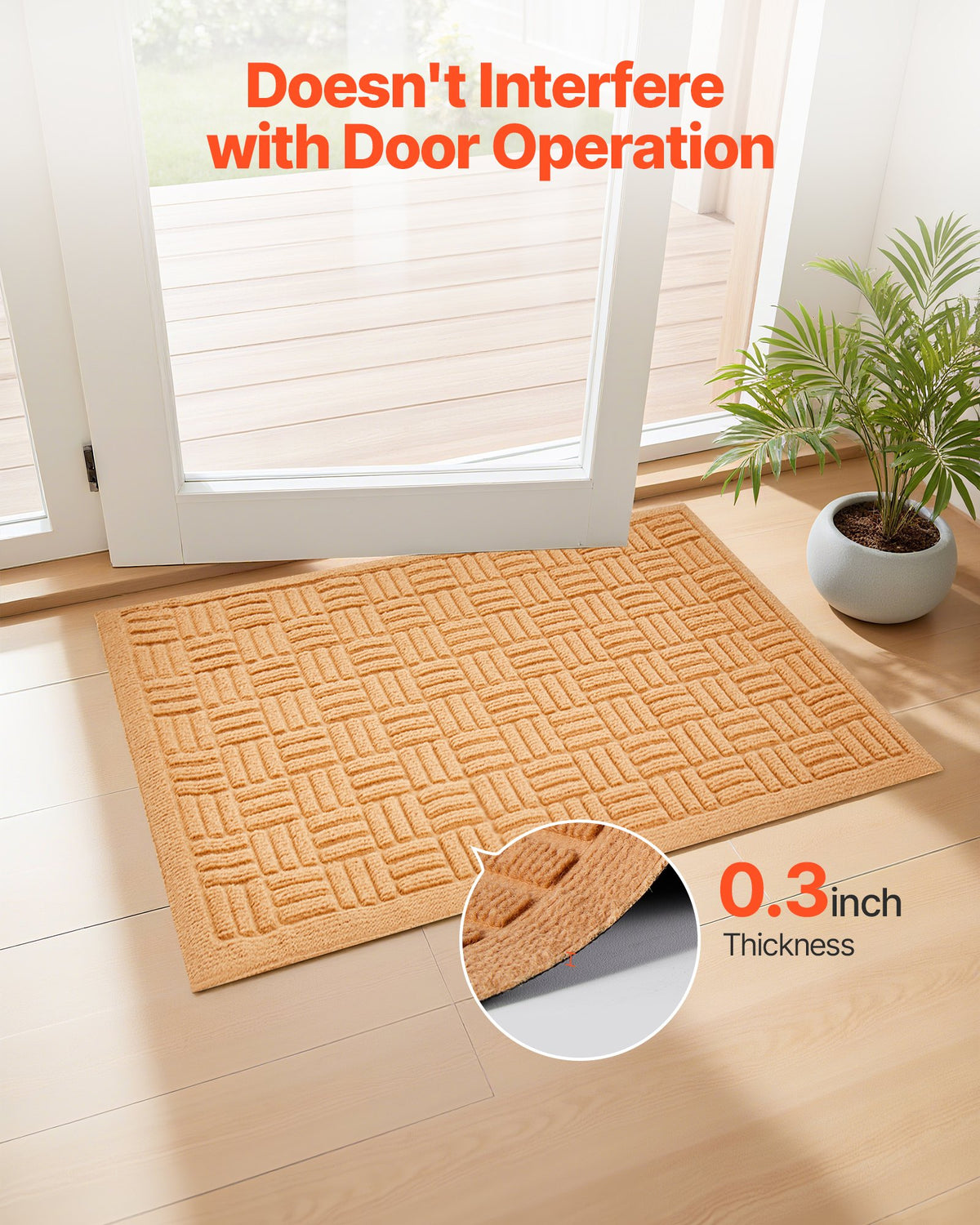 Door Mat, 29.53 X 17.72 Inch, Front Door Mat Outside Entrance