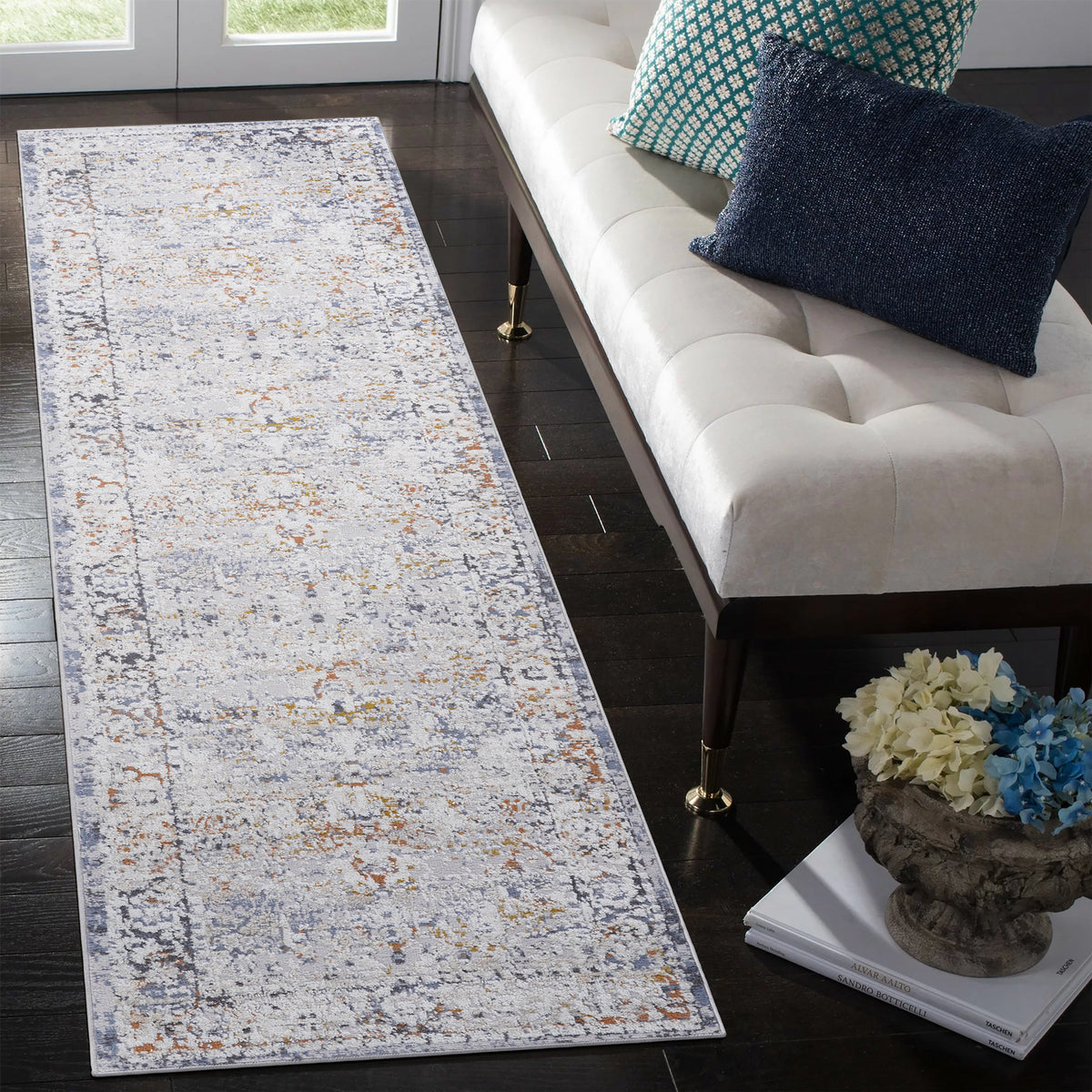 Payas 2X8 Brown Beige Traditional Runner Rug