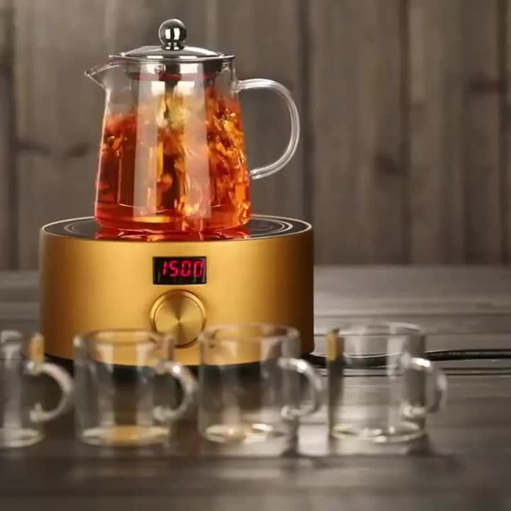 950 ML High Borosilicate Heat-resistant Glass Tea Pot Transparent