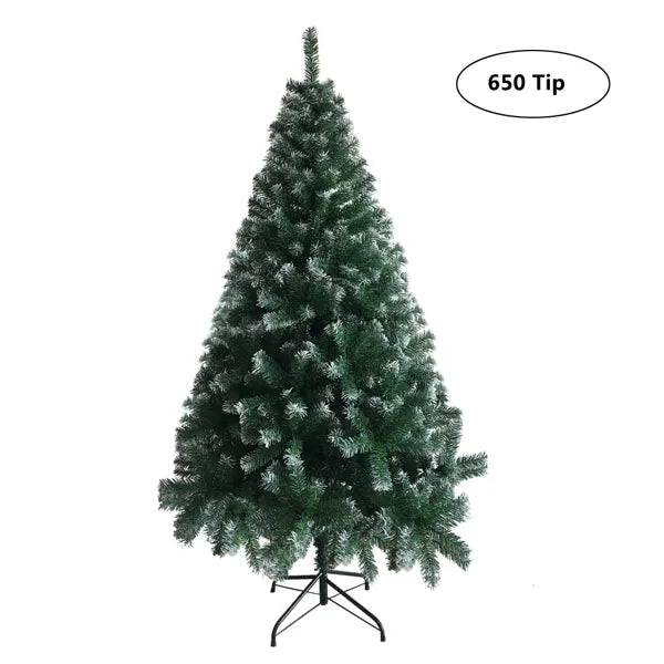 6FT Iron Leg White PVC 812 Branches Christmas Tree