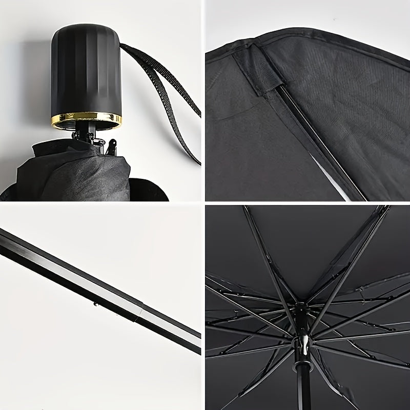 UPF50-Sunshade-UPF50- Compact Roll-up Sunshade For Front Window - Heat