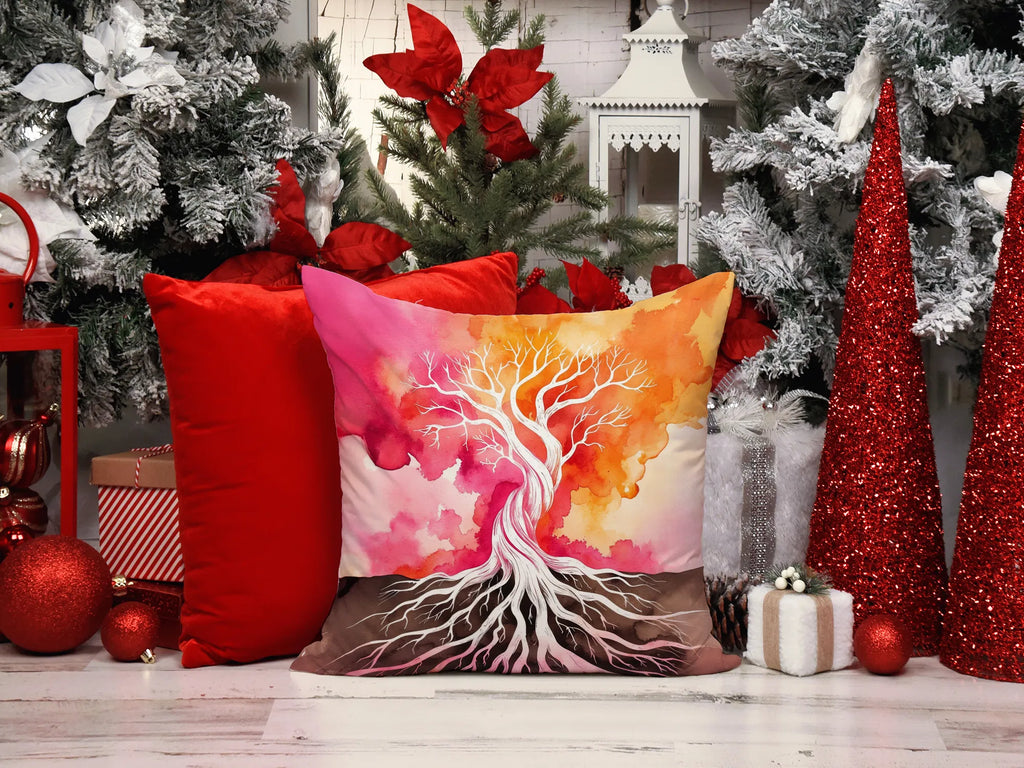 Rooted In Lesbian Pride Throw Pillow Machine Washable, Indoor Outdoor