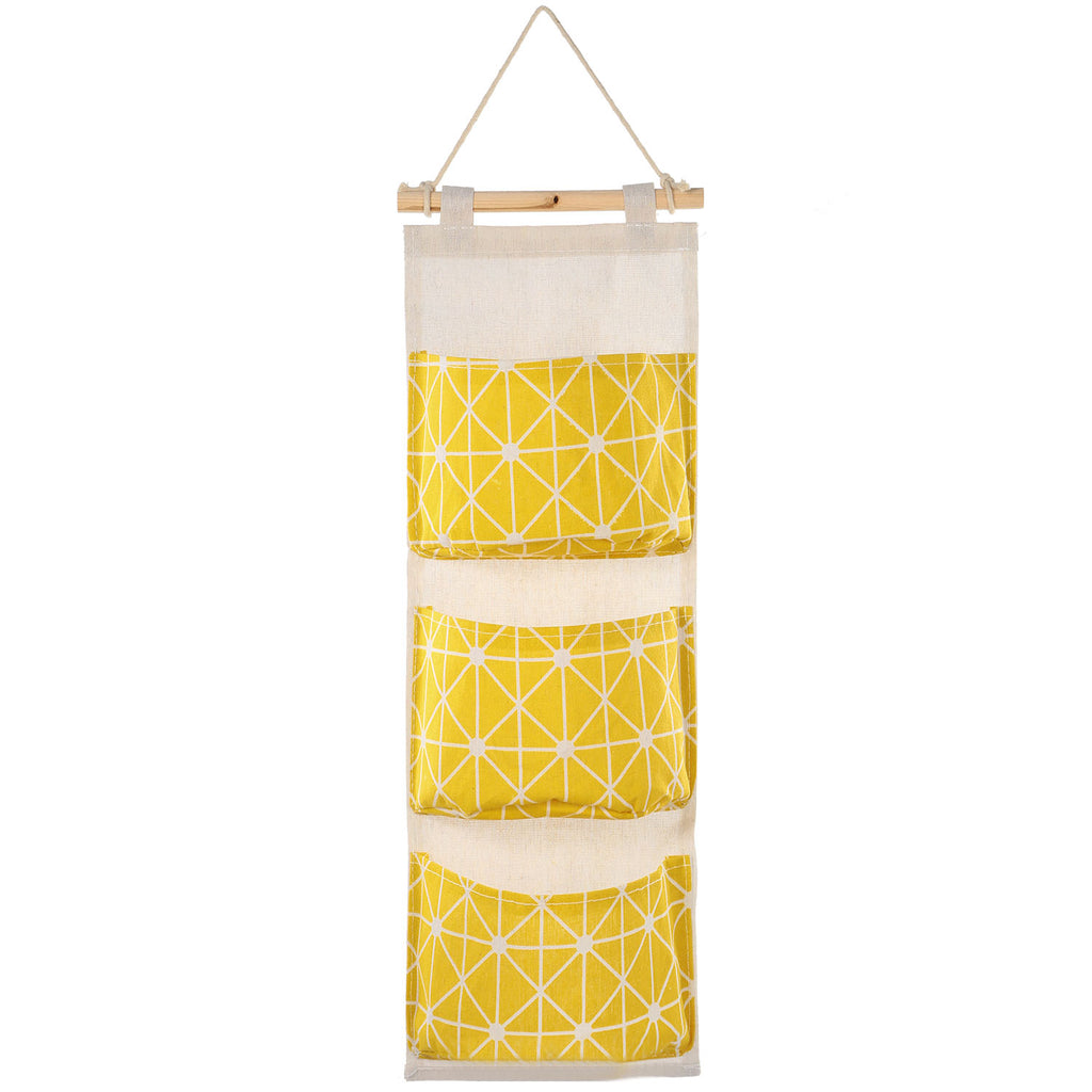1Pc Wall Mounted Storage Bag Door Closet Hanging Storage Bag Organizer