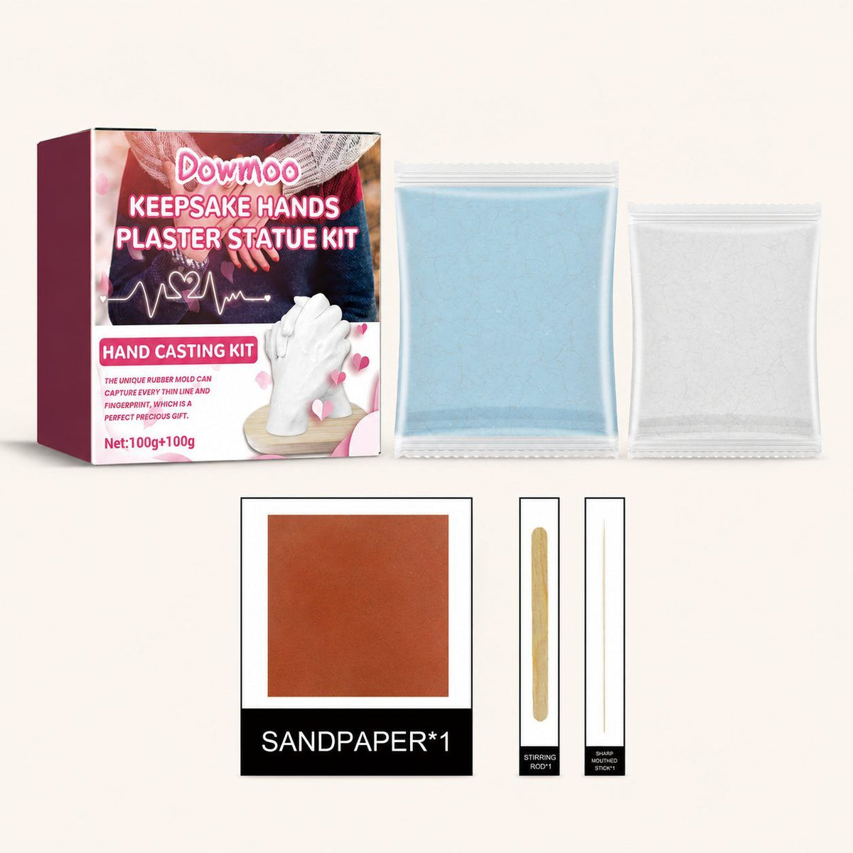 Dowmoo Hand Casting Craft Kit, 100 G
