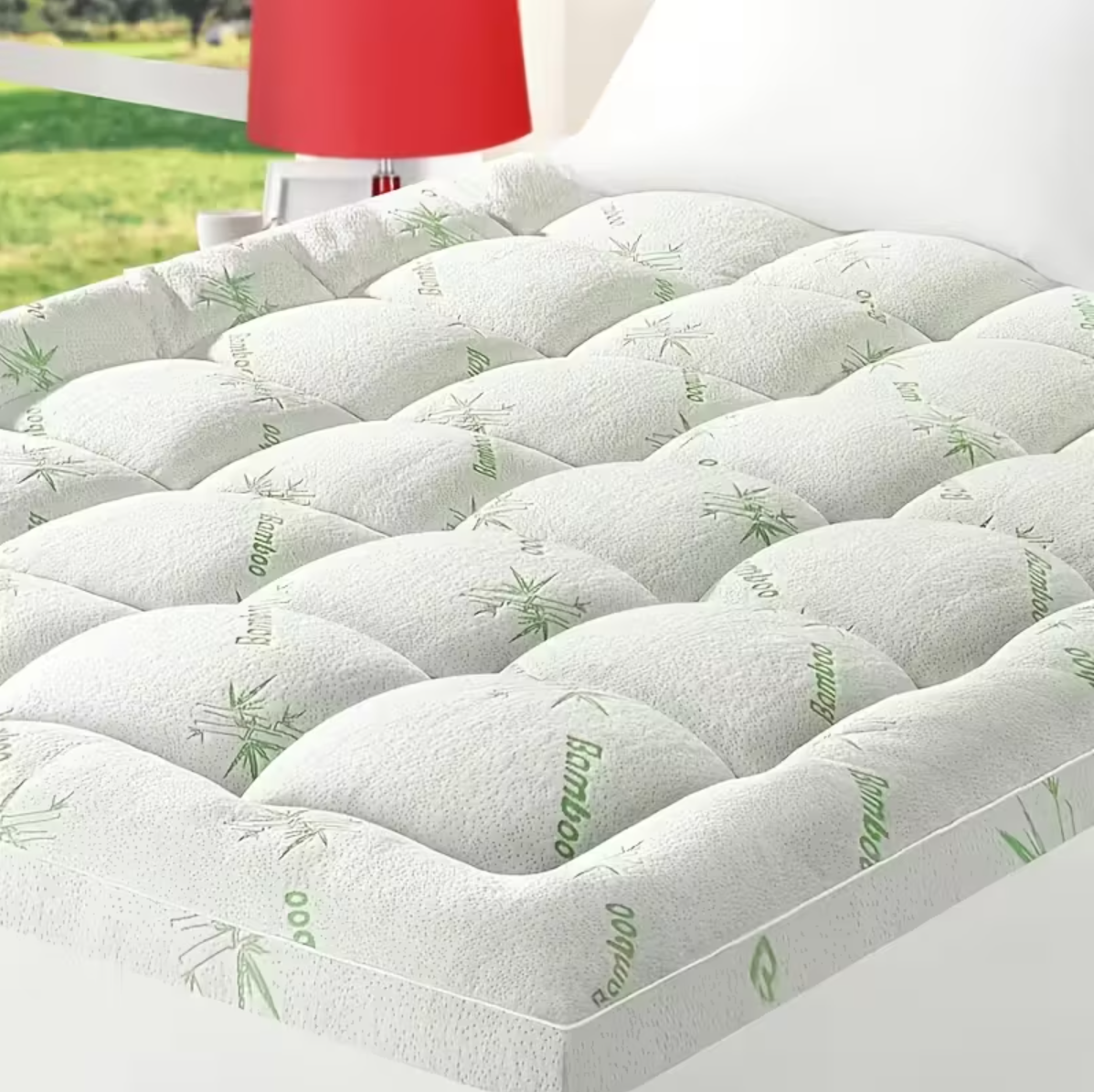 Sleep Solution Ultra Soft Queen Size Mattress Topper - Rayon Derived