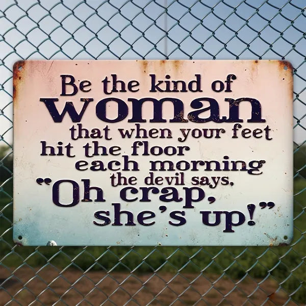 Sarcastic Retro Metal Tin Sign Creative Wall Decor Plaque Unique Decor