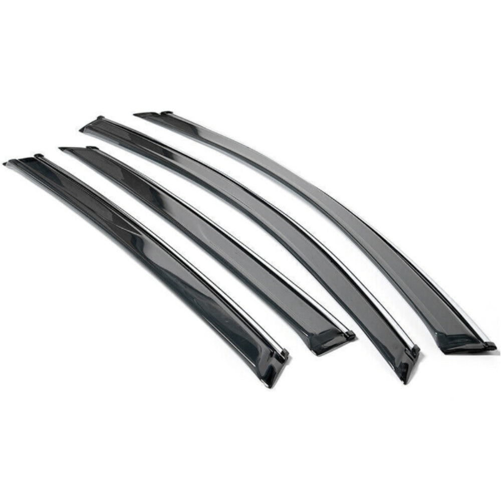 For 2018-2022 H Onda Accord Sedan Window Visor Deflector Guard W Chrome