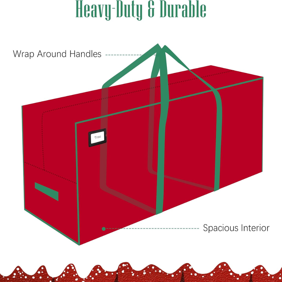 7.5 Ft Christmas Tree Storage Bag Durable Heavy Duty Extra Large